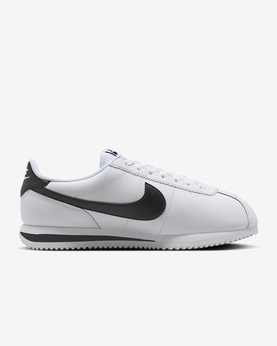 Nike Cortez Leather Women's Shoes - White/Black