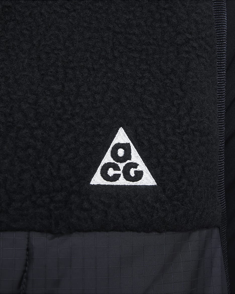 Nike ACG Big Kids' Therma-FIT Reversible Vest - Black/Black/Black/Summit White