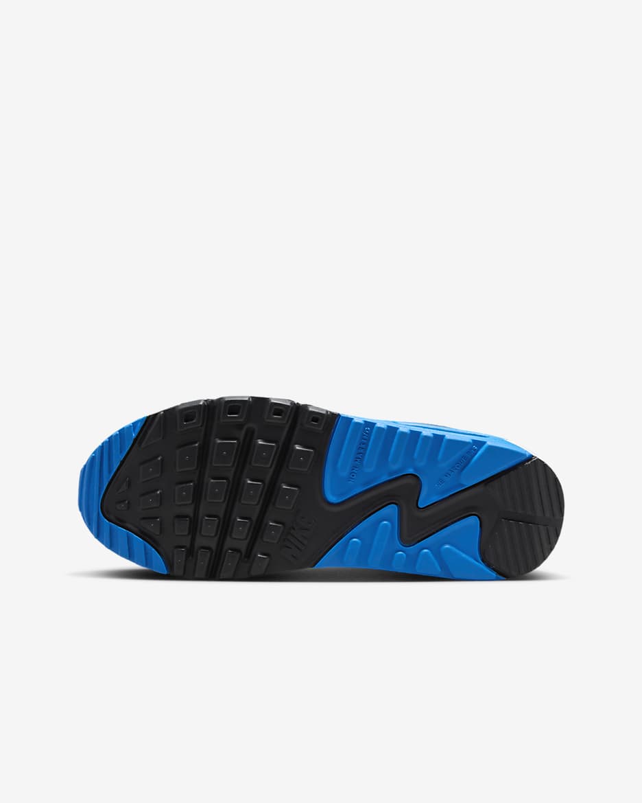 Nike Air Max 90 LTR sko til store barn - Hvit/Photo Blue/Pure Platinum/Svart