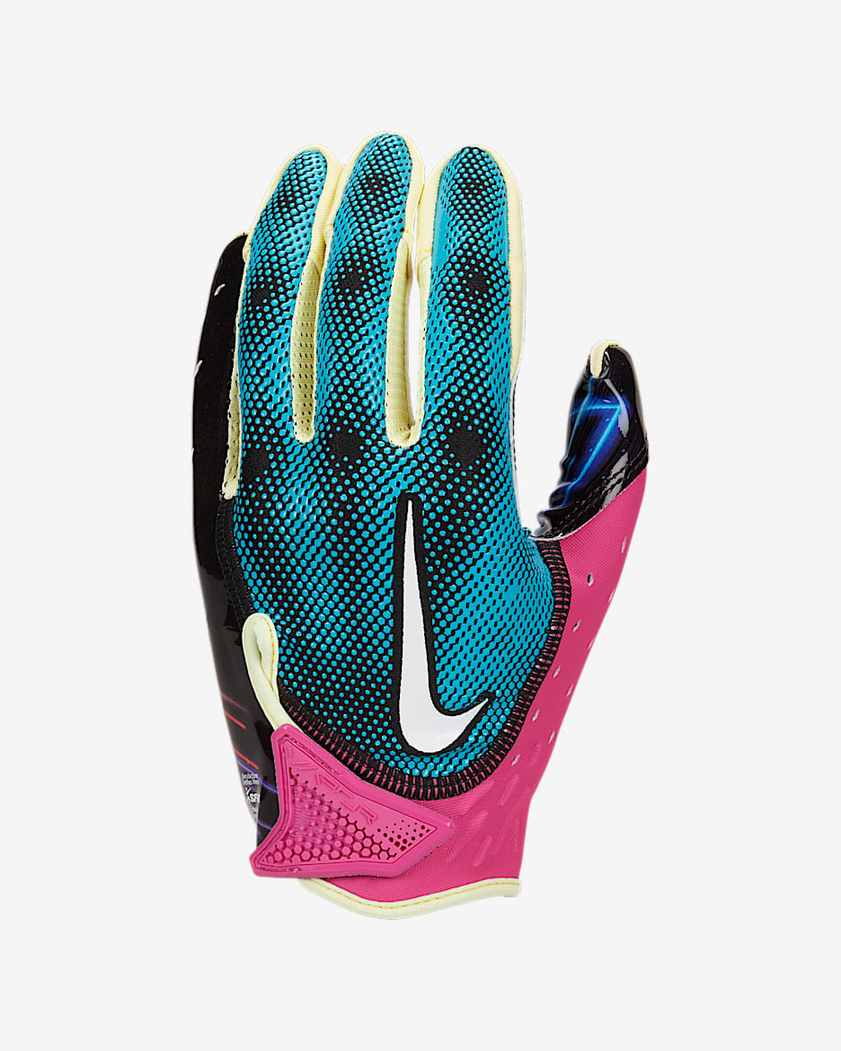 Guantes de fútbol americano Nike Vapor Jet 7.0 (1 par) - Negro/Azul relámpago