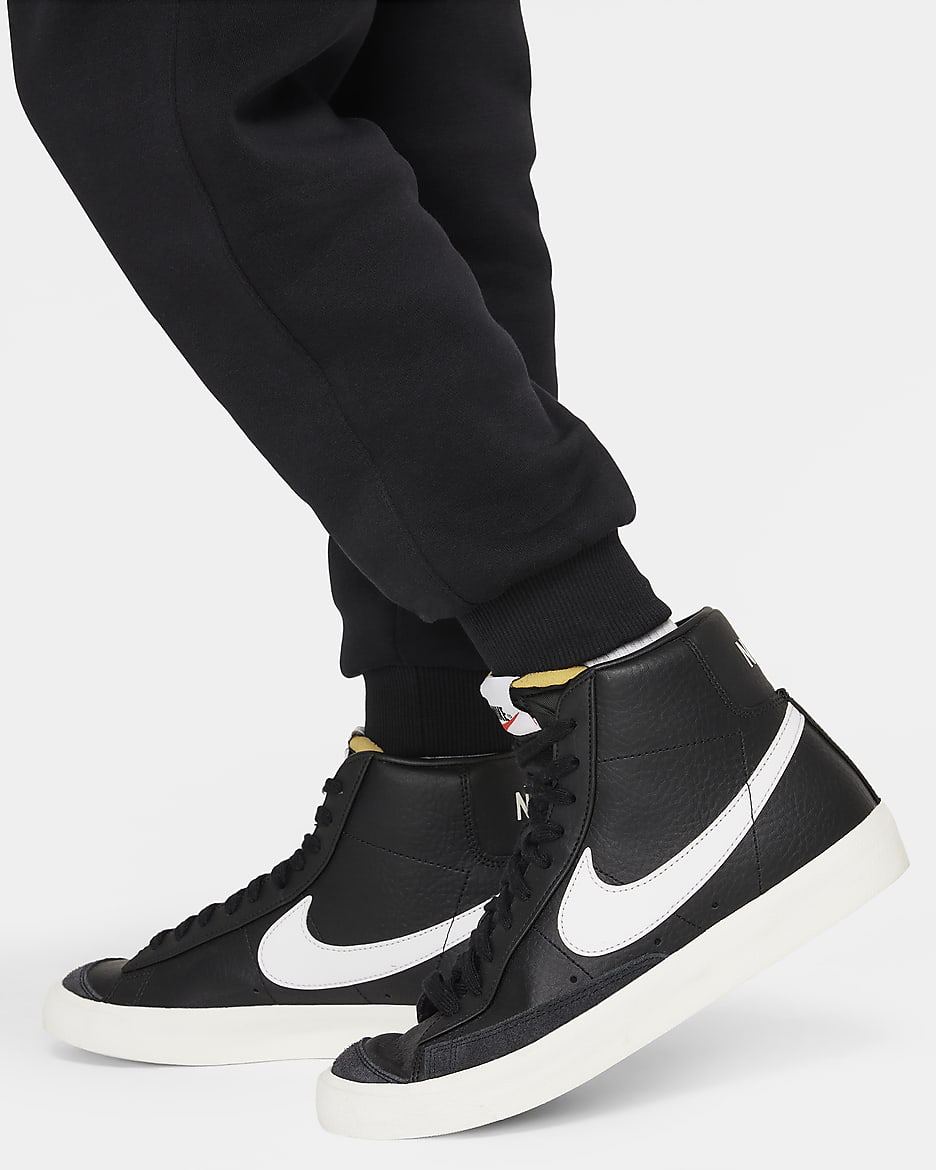 Nike Sportswear Amplify Big Kids' Joggers - Black/Dark Smoke Grey/White