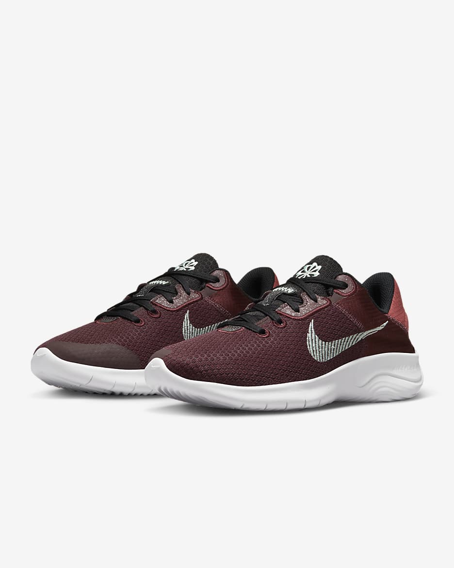 Nike Experience Run 11 Women's Road Running Shoes - Burgundy Crush/Canyon Rust/Black/Mint Foam