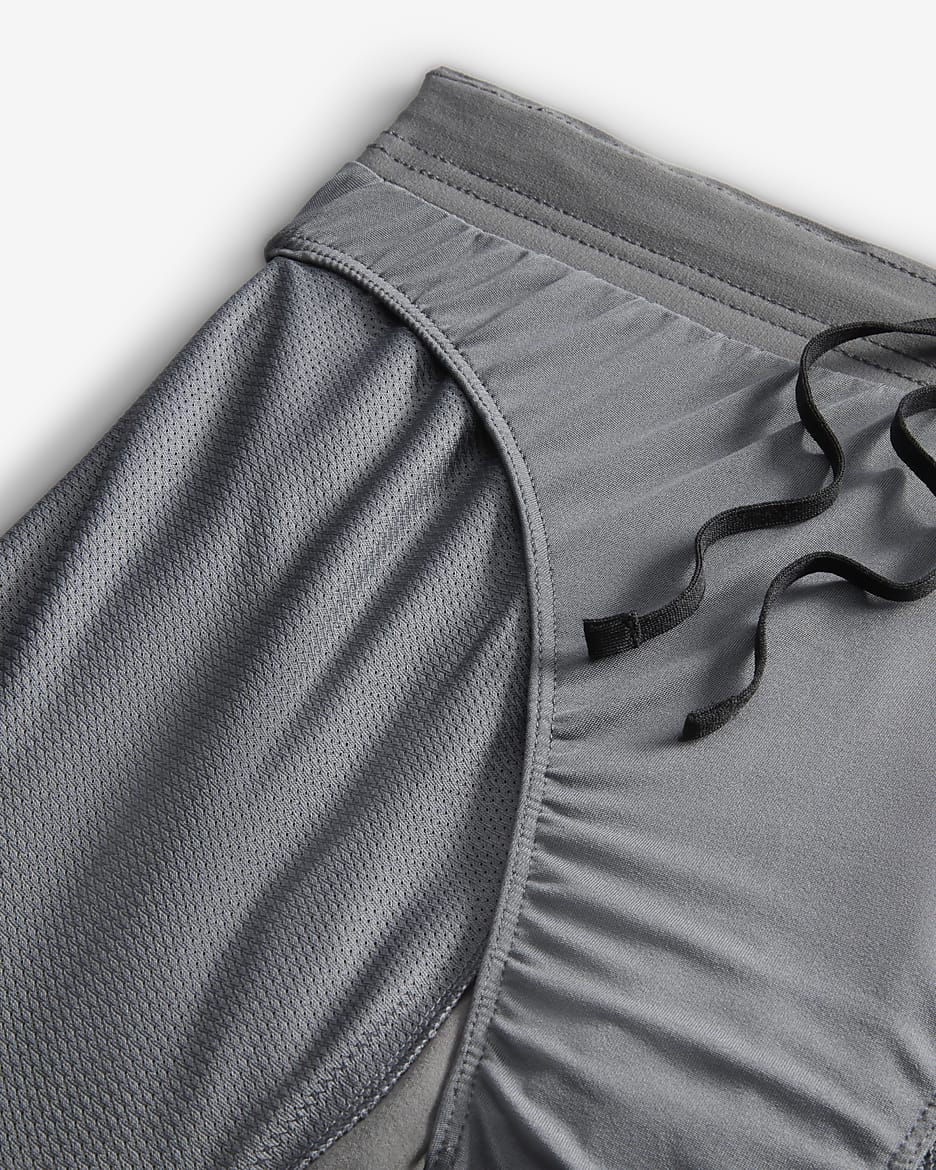 Nike Challenger herenshorts met binnenbroek (18 cm) - Iron Grey