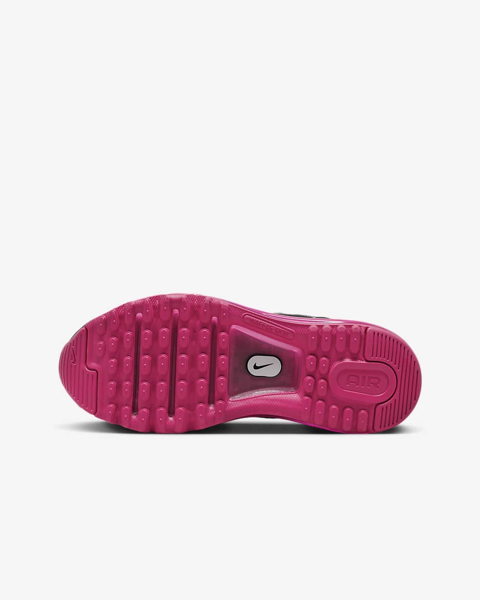 Nike Air Max 2013 Older Kids' Shoes - Black/Dark Grey/Fusion Pink/Metallic Silver