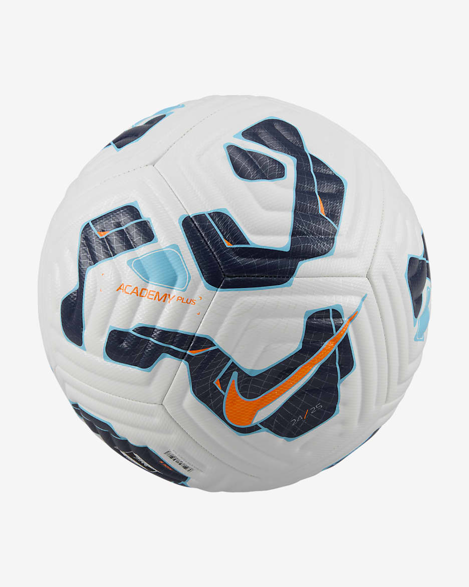 Nike Academy Plus Soccer Ball - White/Blackened Blue/Hyper Crimson