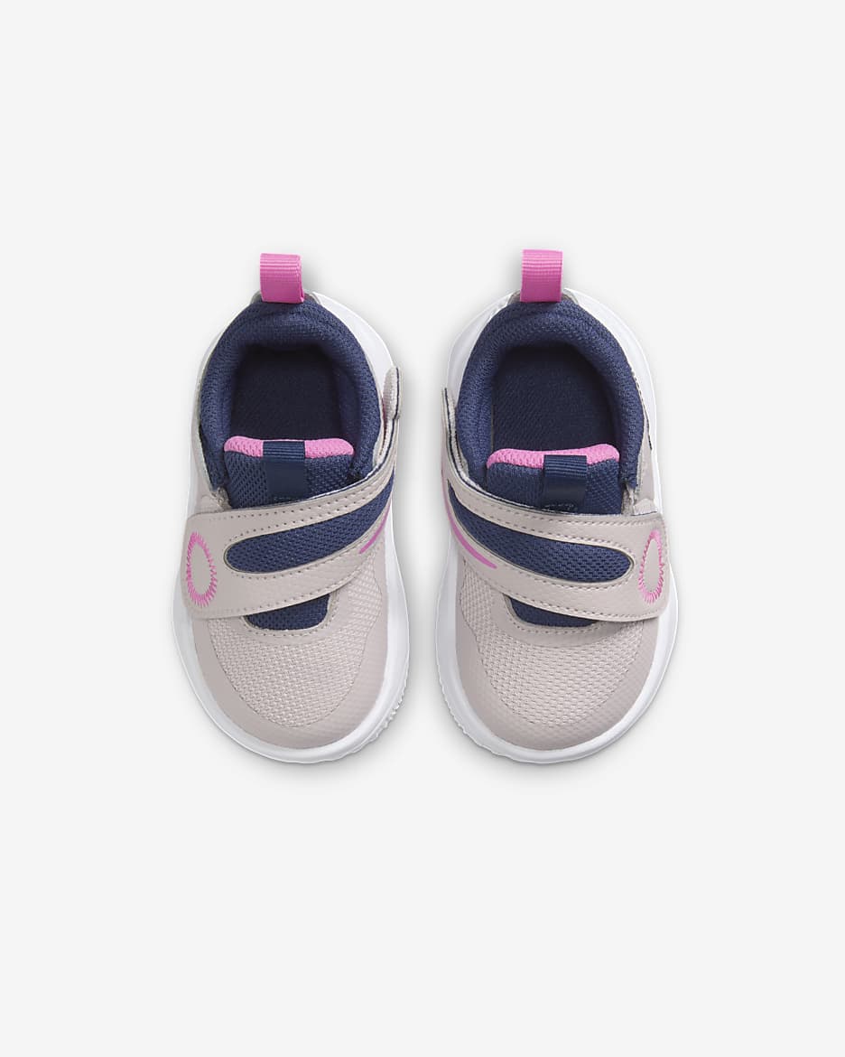 Nike Team Hustle D 11 Baby/Toddler Shoes - Platinum Violet/Playful Pink/Midnight Navy/White