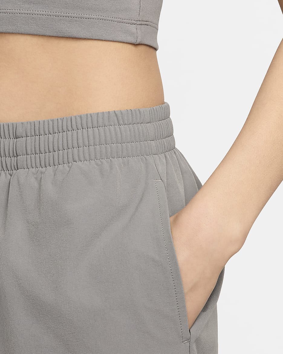 Nike Sportswear Women's Woven Shorts - Flat Pewter/Light Iron Ore