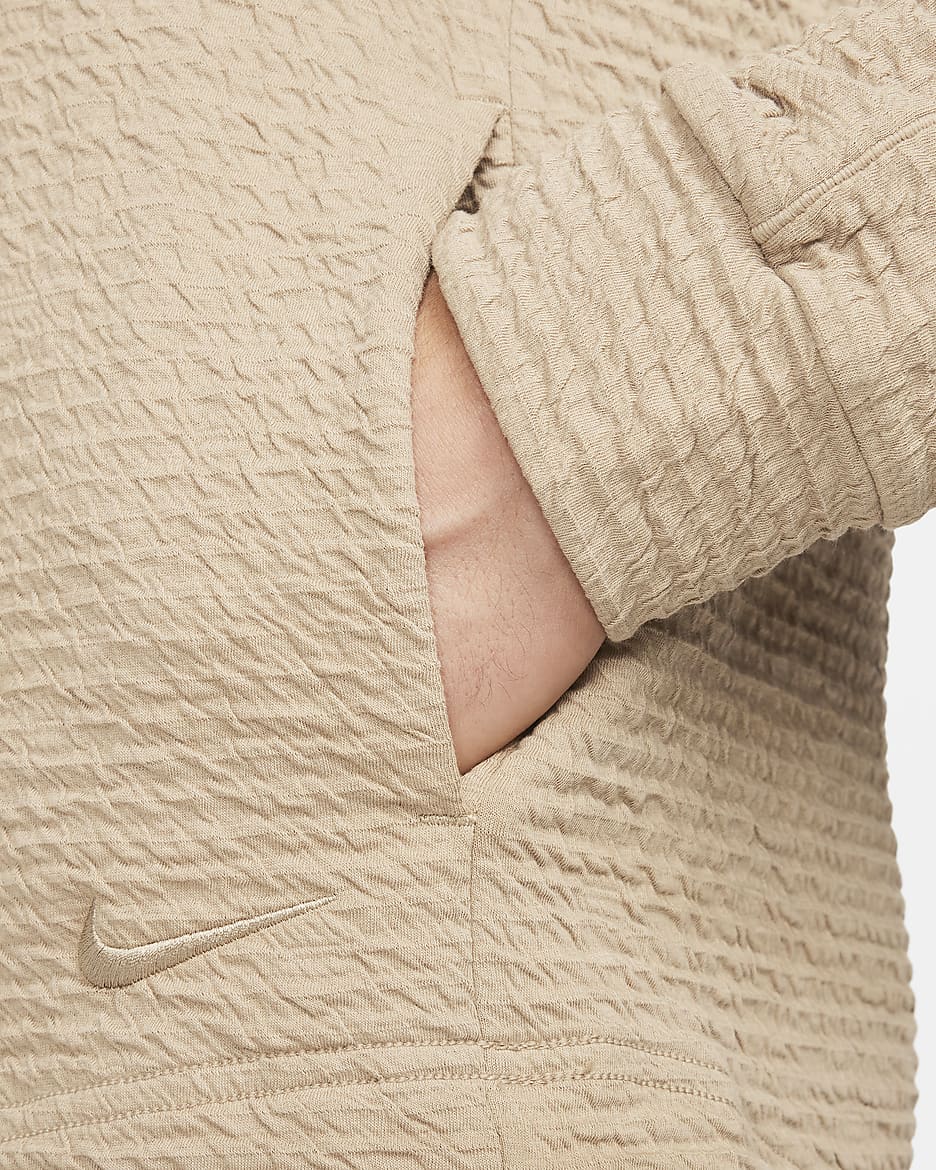 Nike Yoga Men's Dri-FIT Pullover - Khaki/Khaki