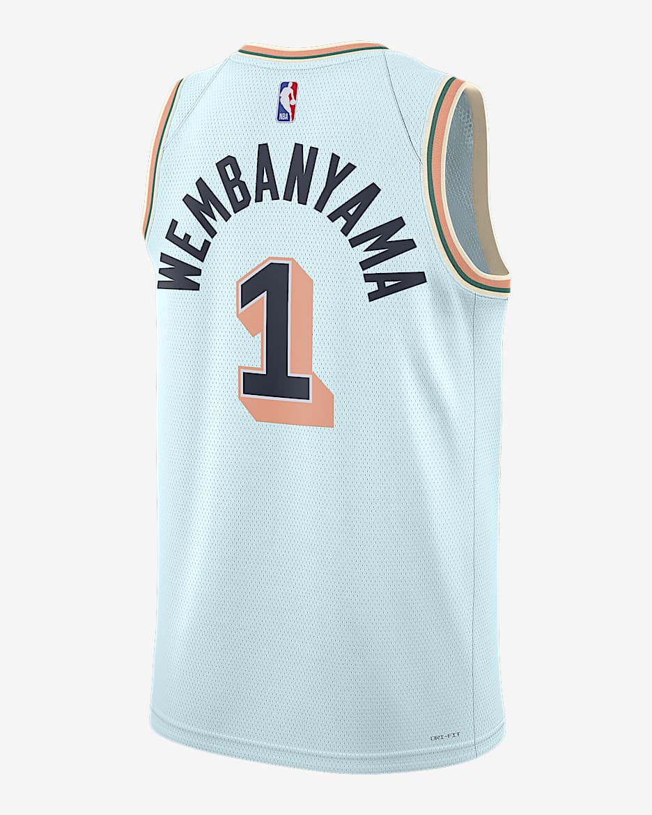 Victor Wembanyama San Antonio Spurs 2024/25 City Edition Men's Nike Dri