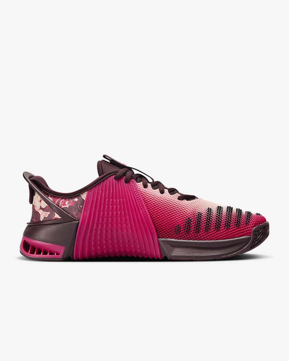 Nike Metcon 9 EasyOn AMP Women's Workout Shoes - Burgundy Crush/Rush Pink/Crimson Tint/Black