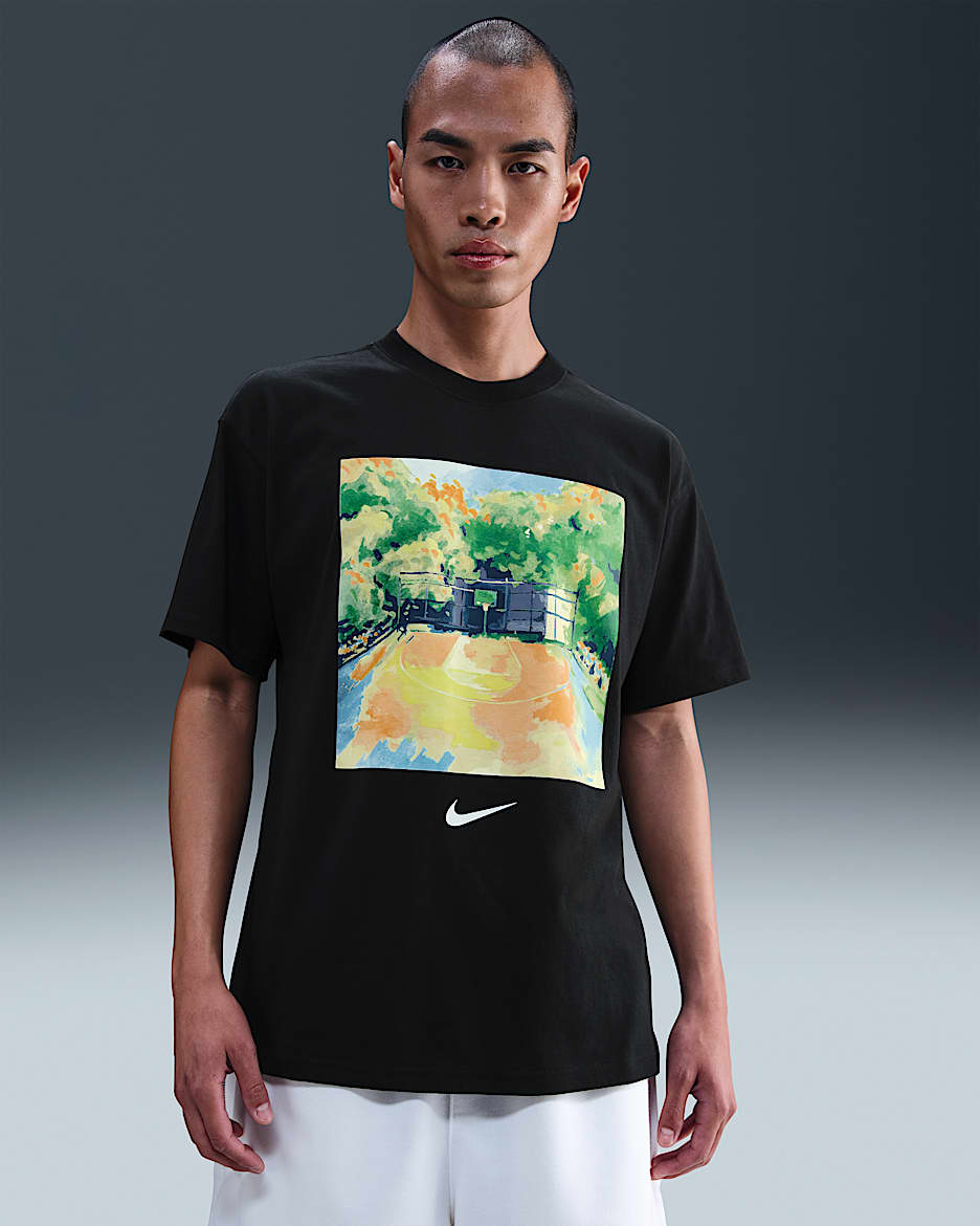 Nike 男款 Max90 T 恤 - 黑色