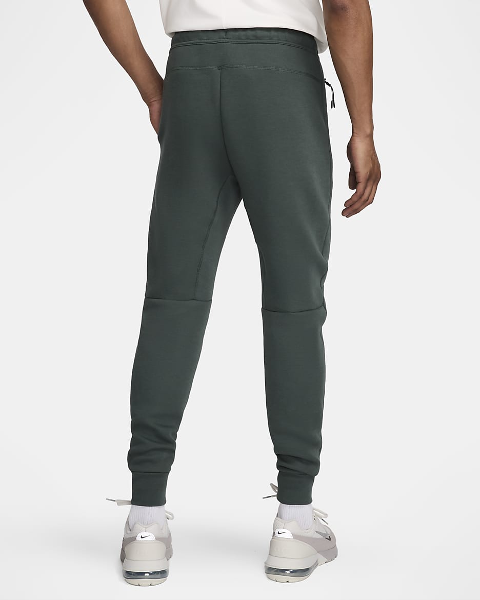 Joggers para hombre Nike Sportswear Tech Fleece - Verde vintage/Negro