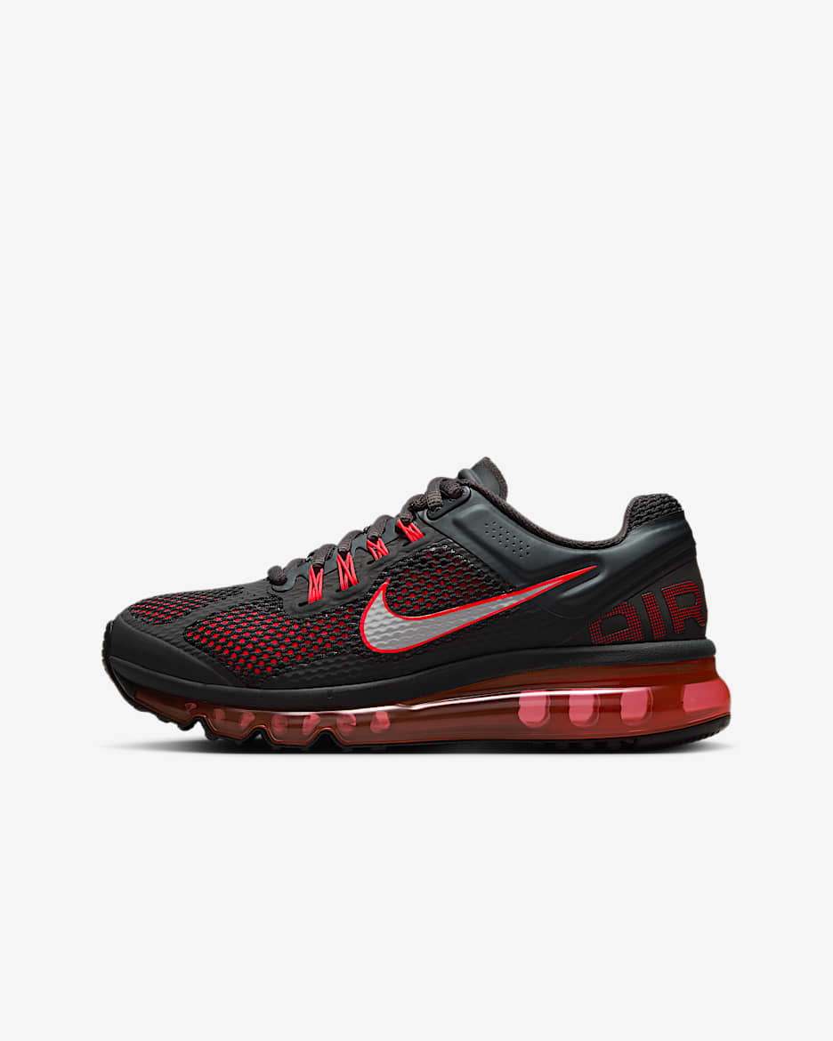 Nike Air Max 2013 Older Kids' Shoes - Anthracite/Bright Crimson/Black/Wolf Grey