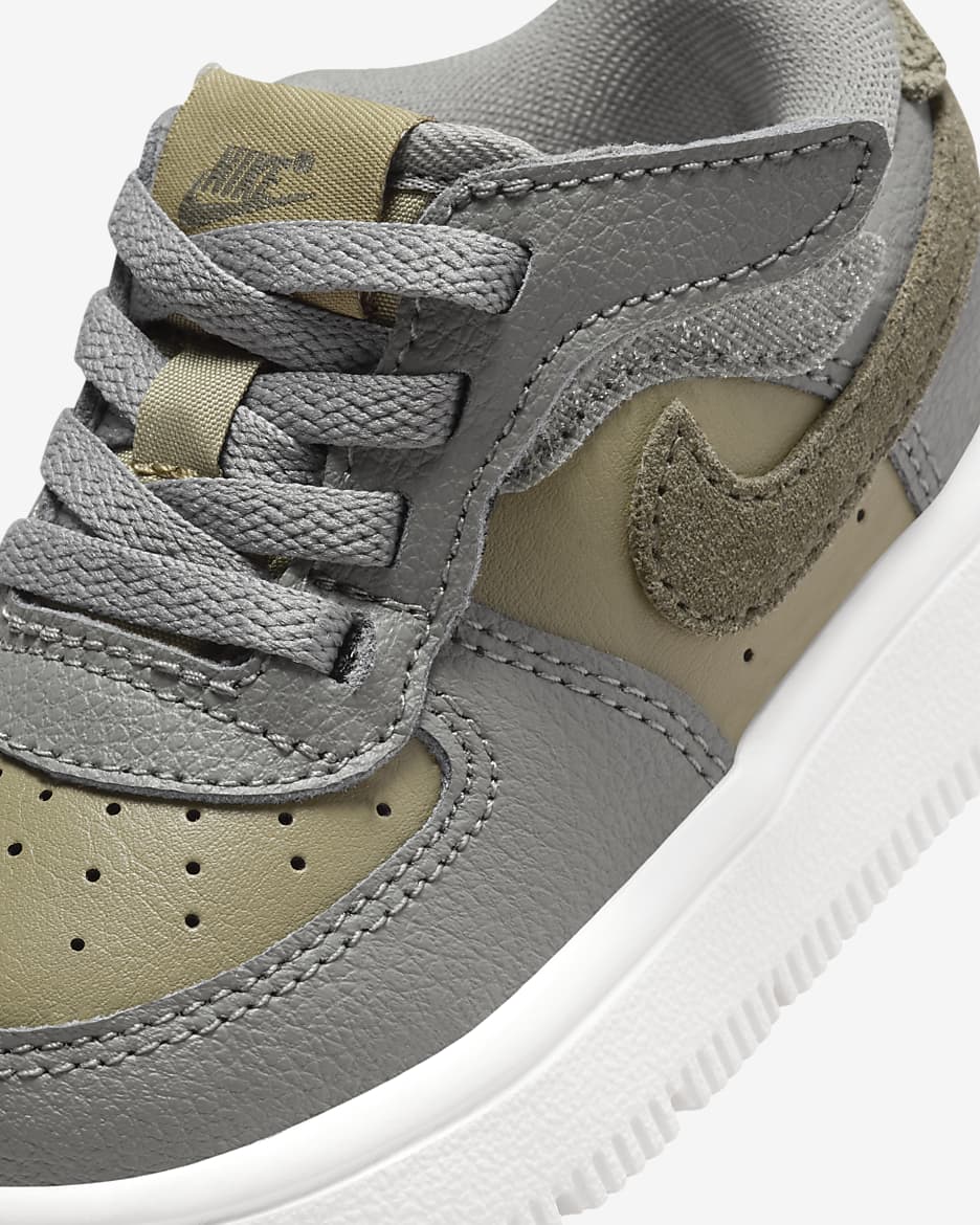 Nike Force 1 Low EasyOn Baby/Toddler Shoes - Dark Stucco/Neutral Olive/Phantom/Medium Olive