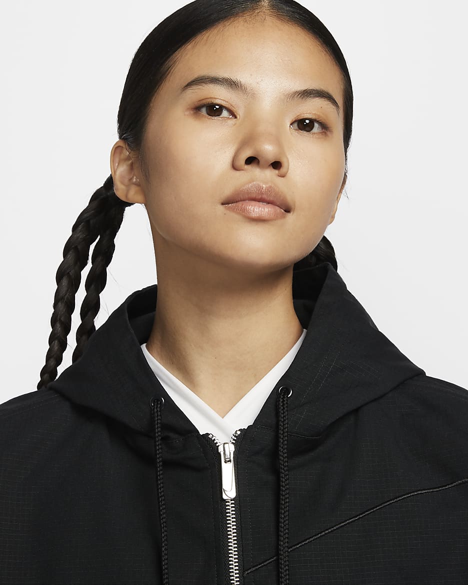 Nike Sportswear Women's Oversized Jacket - Black/Black