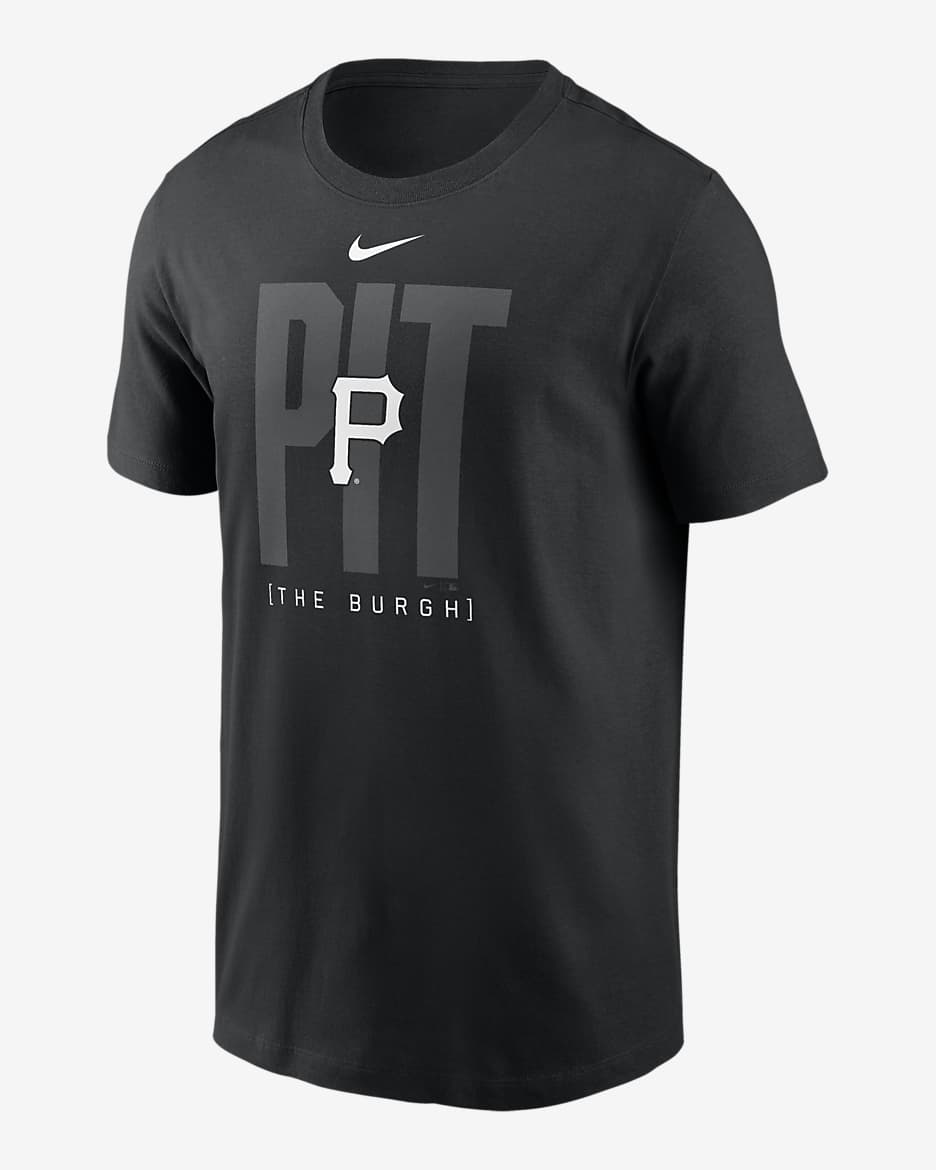 Pittsburgh Pirates Fashion Local Men's Nike MLB T-Shirt - Black