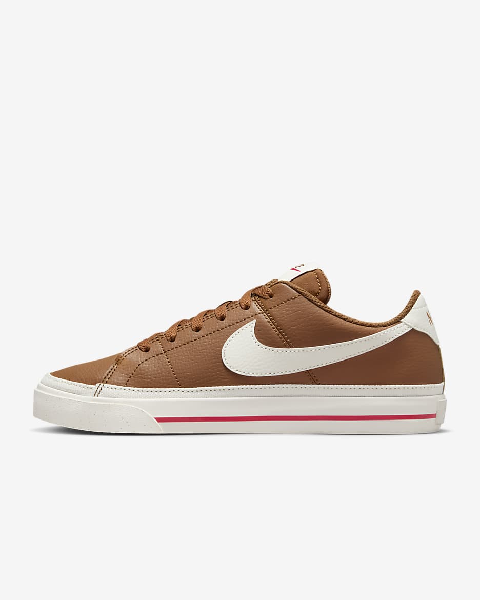 Nike Court Legacy Next Nature Women's Shoes - Light British Tan/Fire Red/Sail