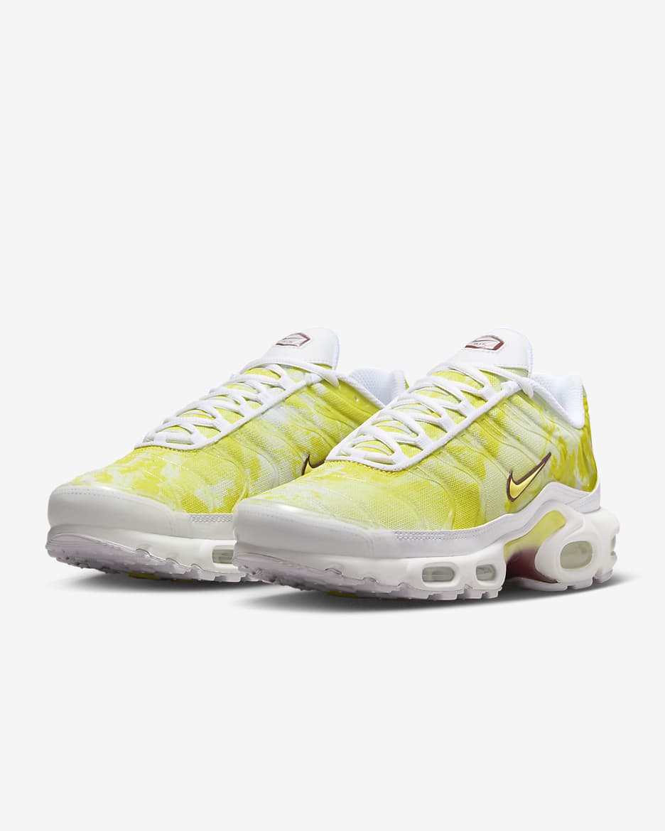 Nike Air Max Plus Women's Shoes - White/Football Grey/Dark Team Red/Light Laser Orange