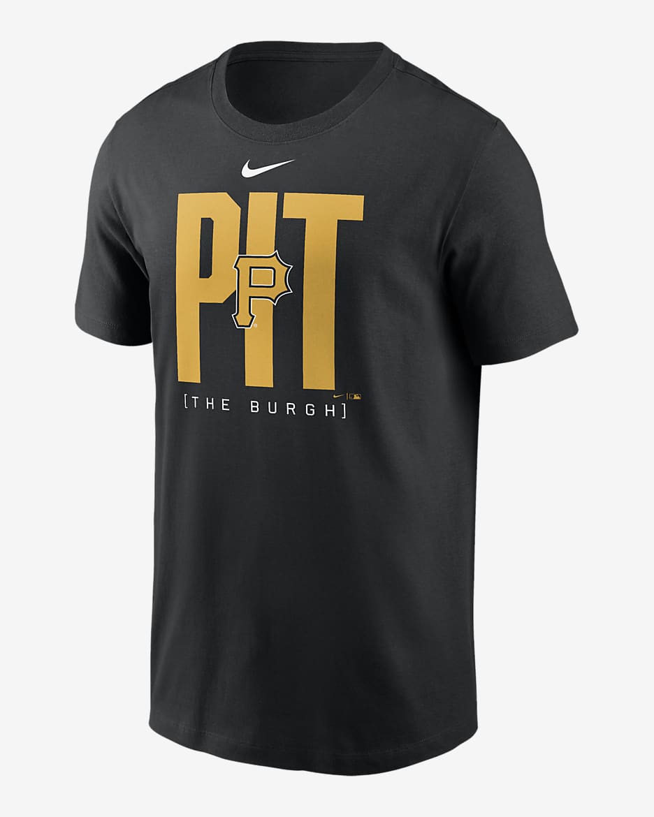 Pittsburgh Pirates Team Scoreboard Men's Nike MLB T-Shirt - Black