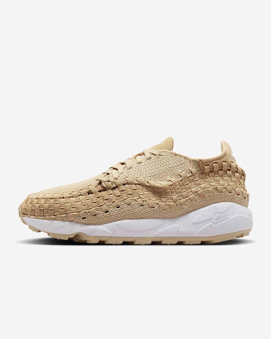 Nike Air Footscape Woven Women's Shoes - Sesame/White/Phantom