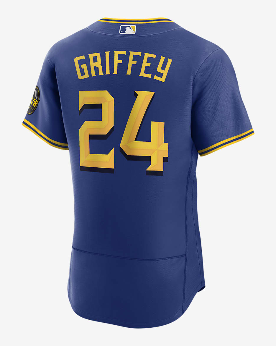 MLB Seattle Mariners City Connect (Ken Griffey Jr.) Men's Authentic Baseball Jersey - Royal