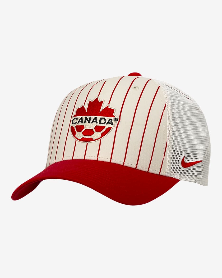 Gorra de rejilla de fútbol Nike Canada - Rojo universitario