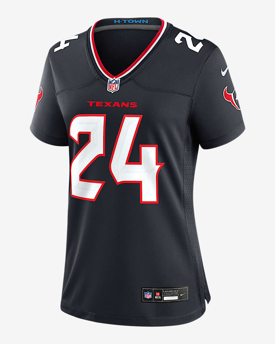 Derek Stingley Jr. Houston Texans Women's Nike NFL Game Football Jersey - Navy
