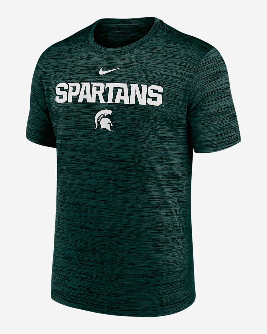 Michigan State Sideline Velocity Men's Nike Dri-FIT College T-Shirt - Green