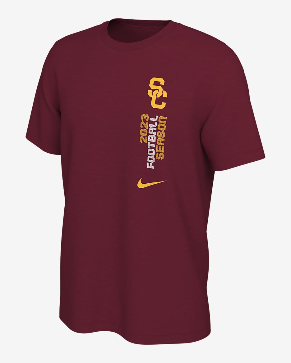 USC Schedule Men's Nike College T-Shirt - Team Crimson