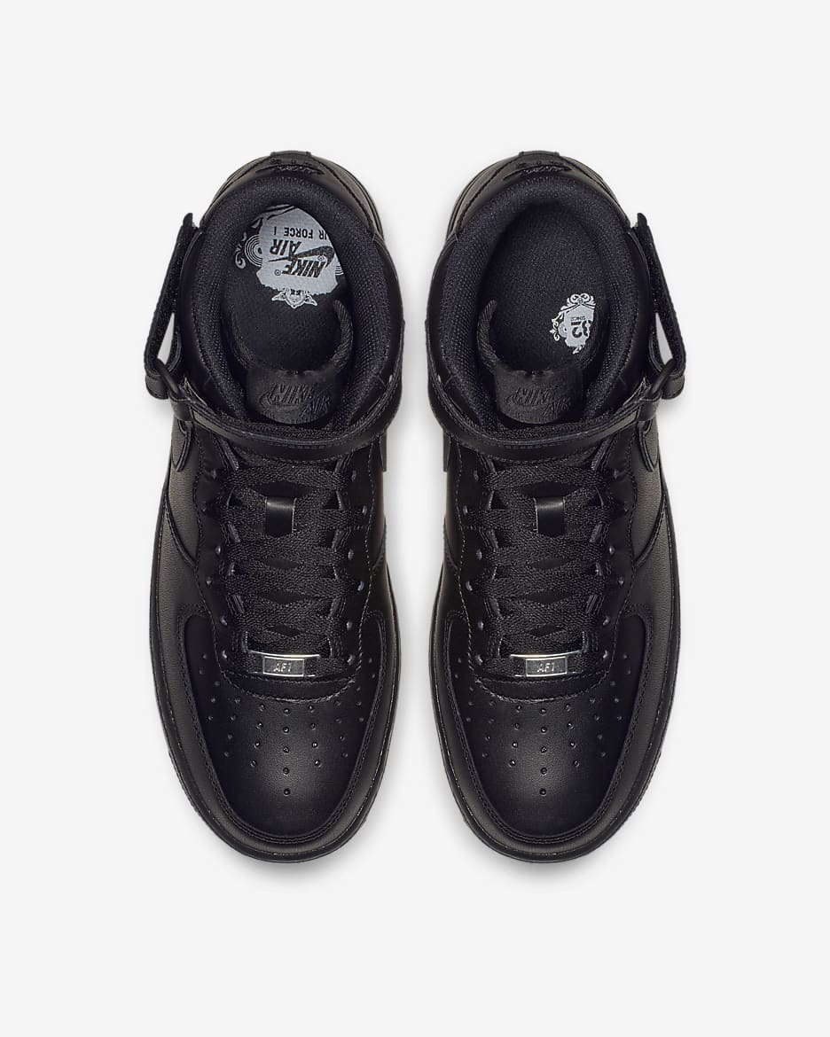 Nike Air Force 1 Mid '07 Men's Shoe - Black/Black