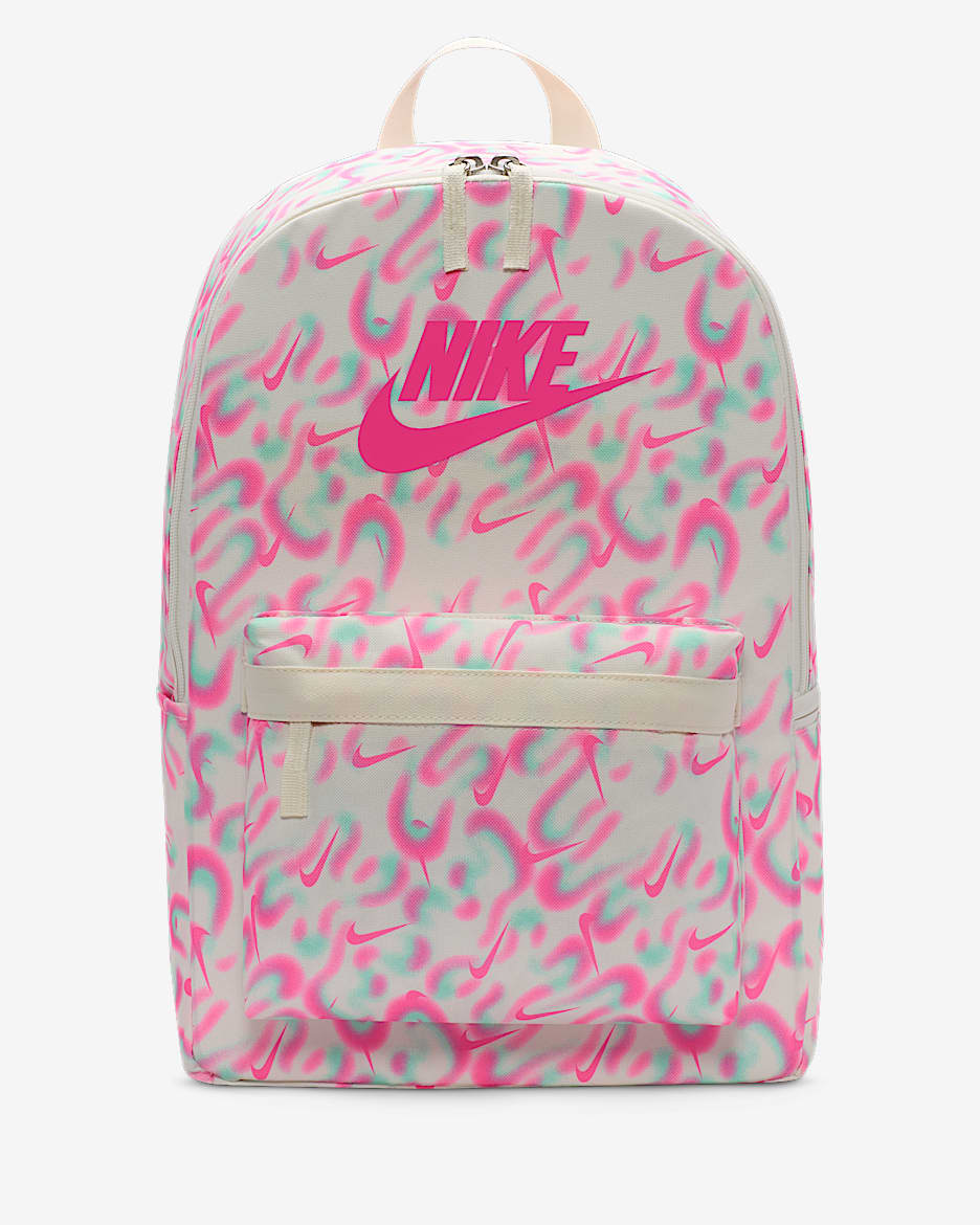 Mochila (25 L) Nike Heritage - Vela/Vela/Avalancha rosa