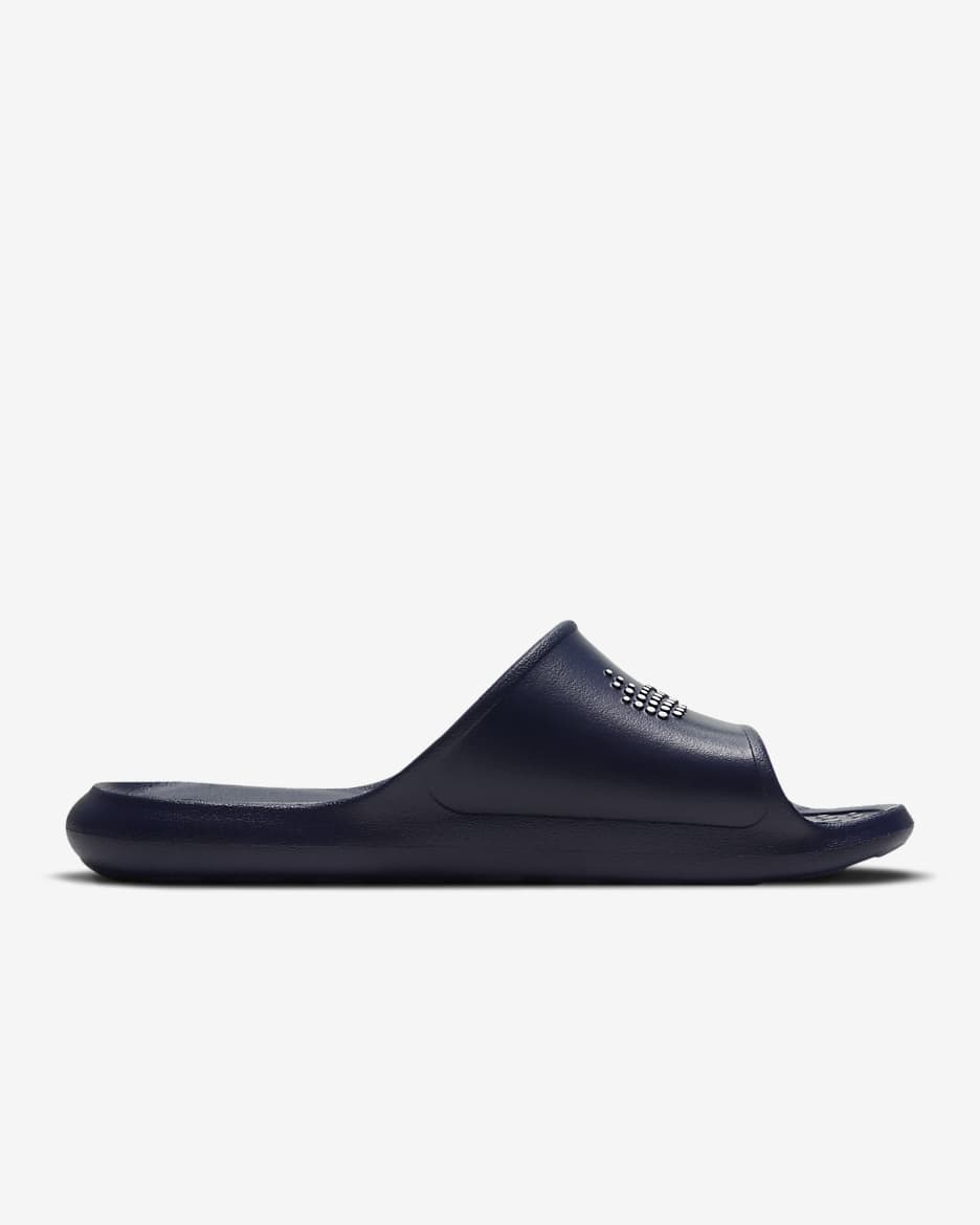 Nike Victori One badslippers voor heren - Midnight Navy/Midnight Navy/Wit