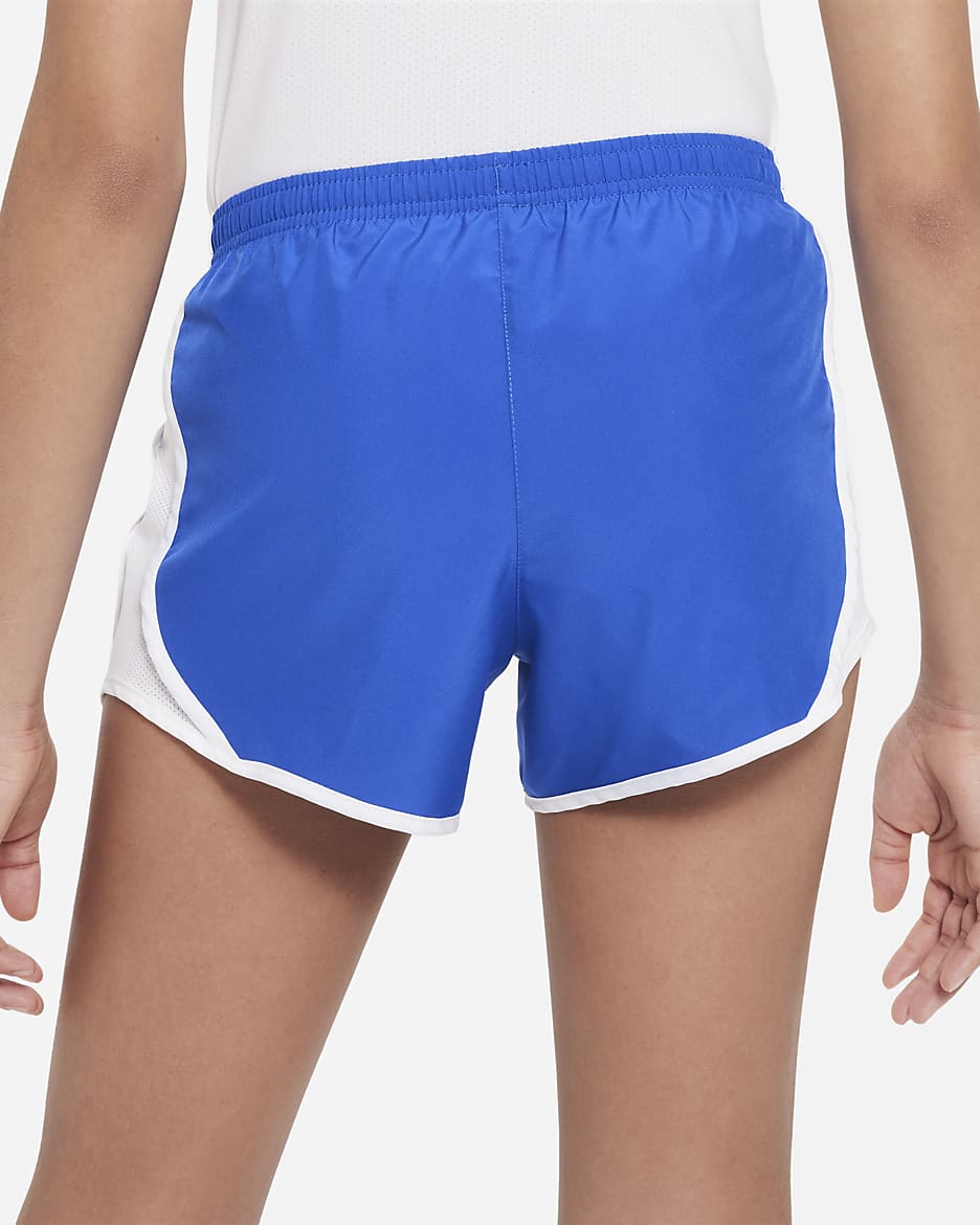 Nike Tempo Big Kids' (Girls') Dri-FIT Running Shorts - Game Royal/White/White/White