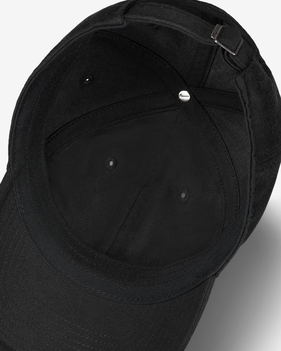 Nike Club unstrukturierte Cap - Schwarz/Sail