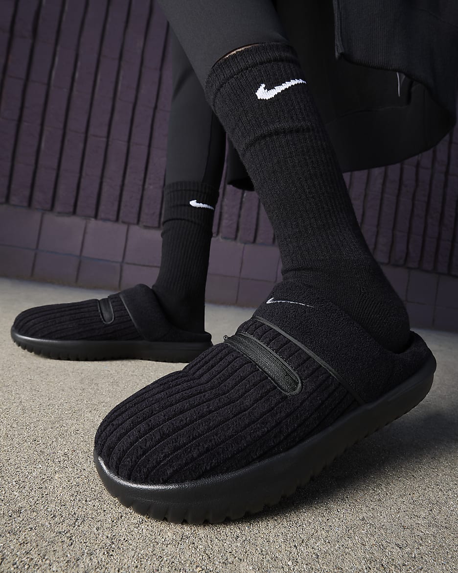 Nike Burrow Women's Slippers - Black/Anthracite