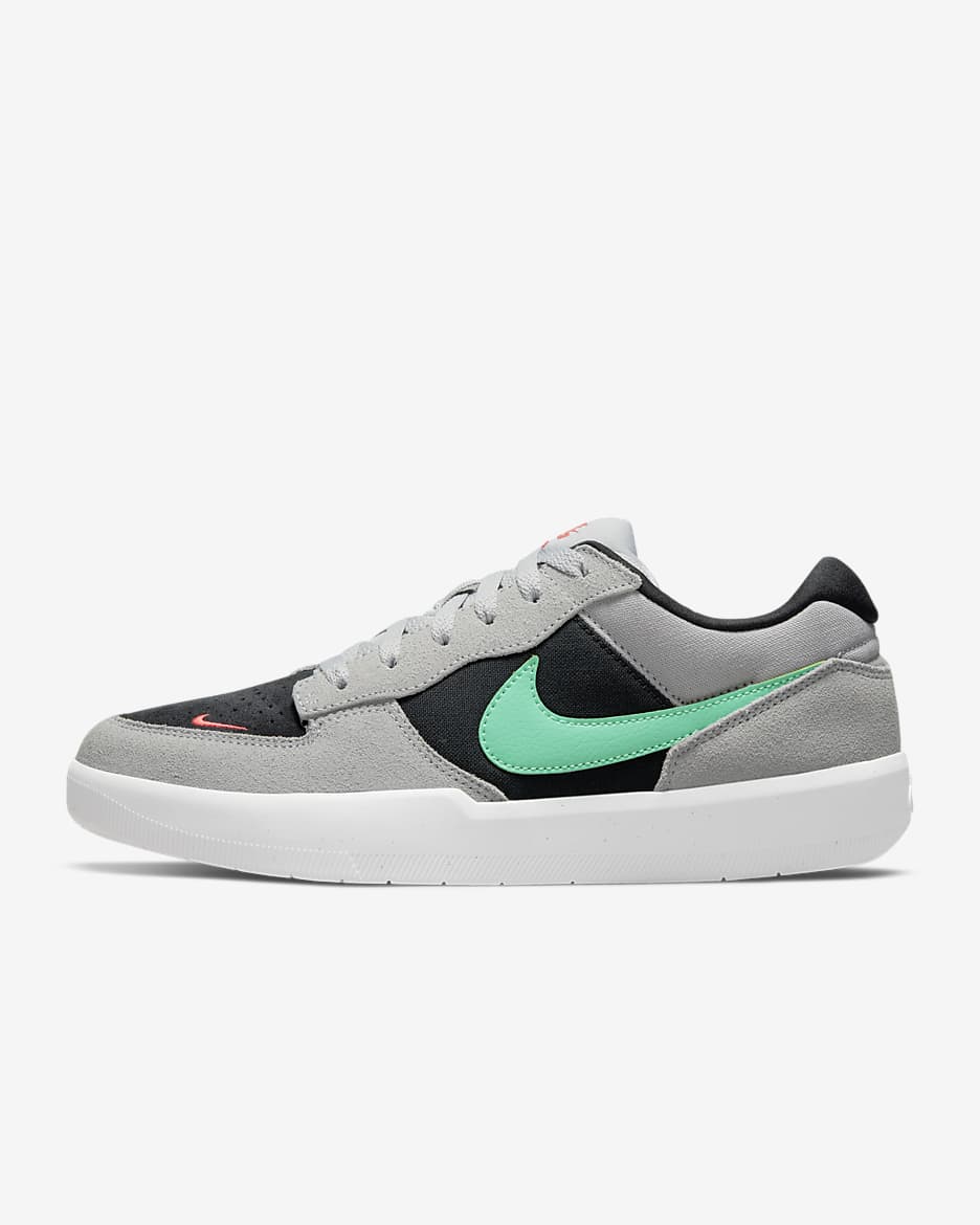 Nike SB Force 58 滑板鞋 - Wolf Grey/黑色/Wolf Grey/Light Menta