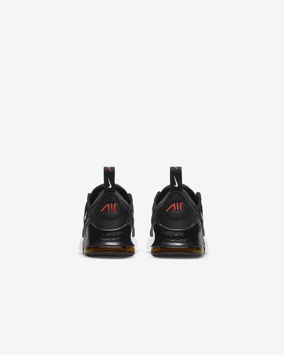 Chaussure Nike Air Max 270 pour Bébé et Petit enfant - Noir/Cosmic Clay/University Gold/Blanc