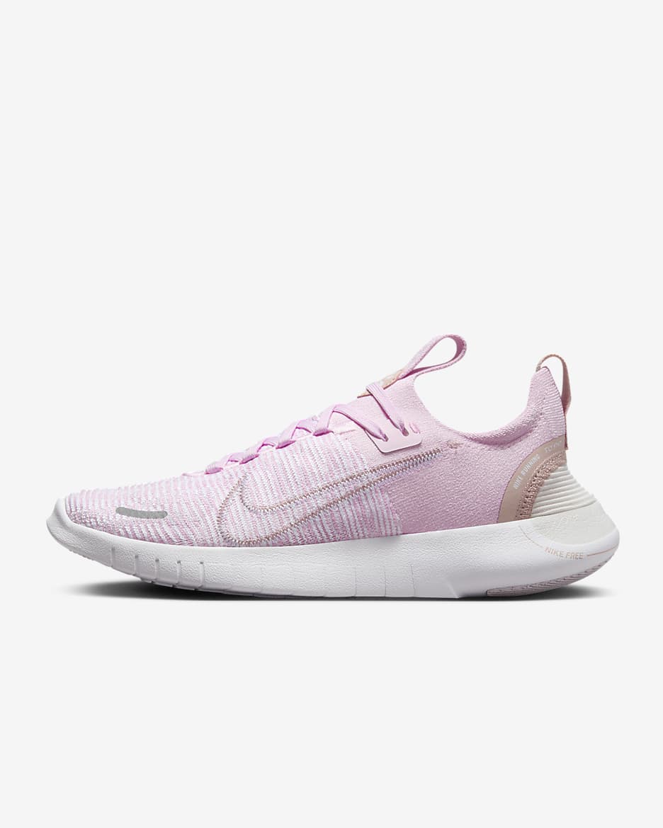 Nike Free RN NN Women's Road Running Shoes - Pink Foam/Pink Oxford/Platinum Tint/White