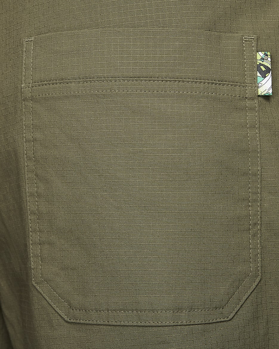 Nike SB Skateboard-Overalls - Medium Olive/Weiß