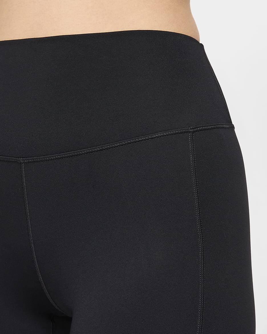 Nike One Leak Protection: Period Women's High-Waisted 20cm (approx.) Biker Shorts - Black/Black