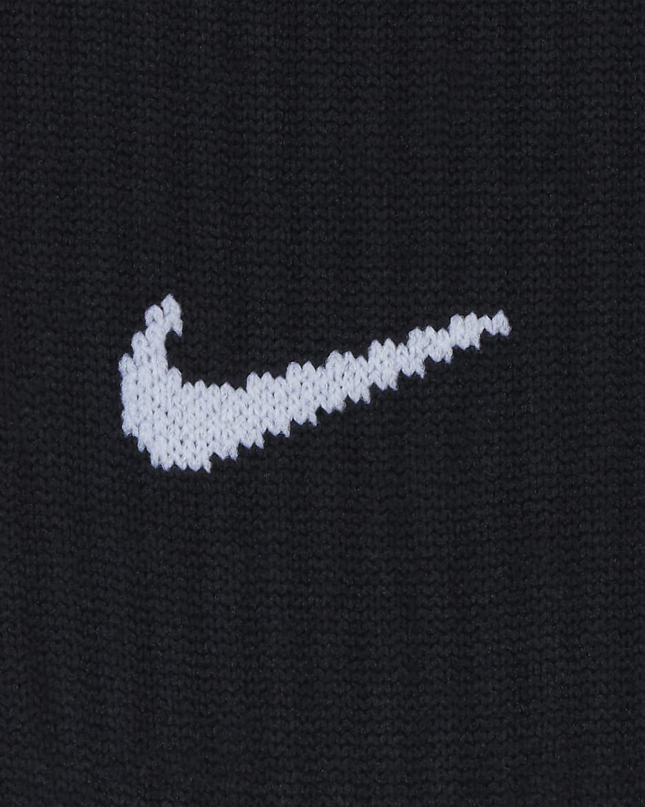 Nike Academy Over-The-Calf-Fußballsocken - Schwarz/Weiß