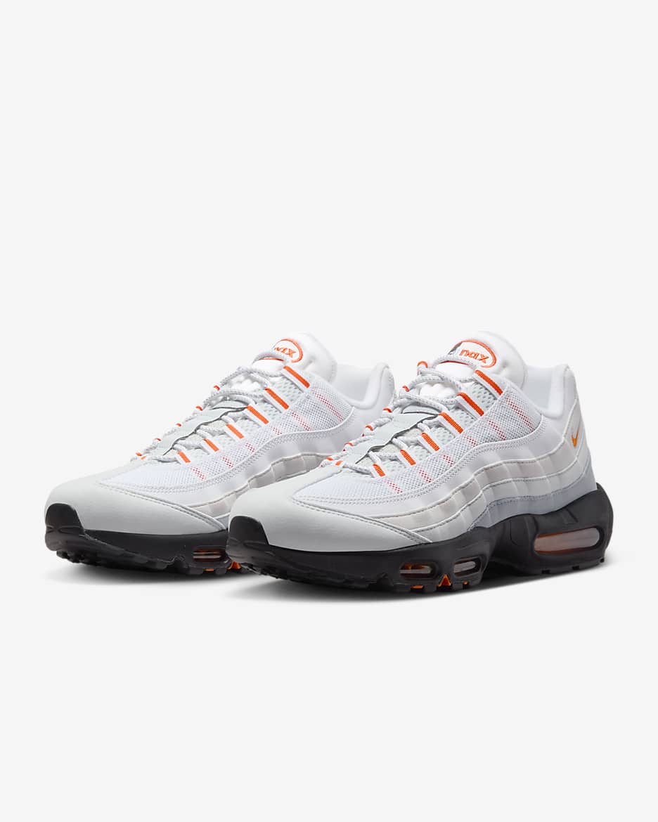 Παπούτσι Nike Air Max 95 - Wolf Grey/Pure Platinum/Photon Dust/Safety Orange