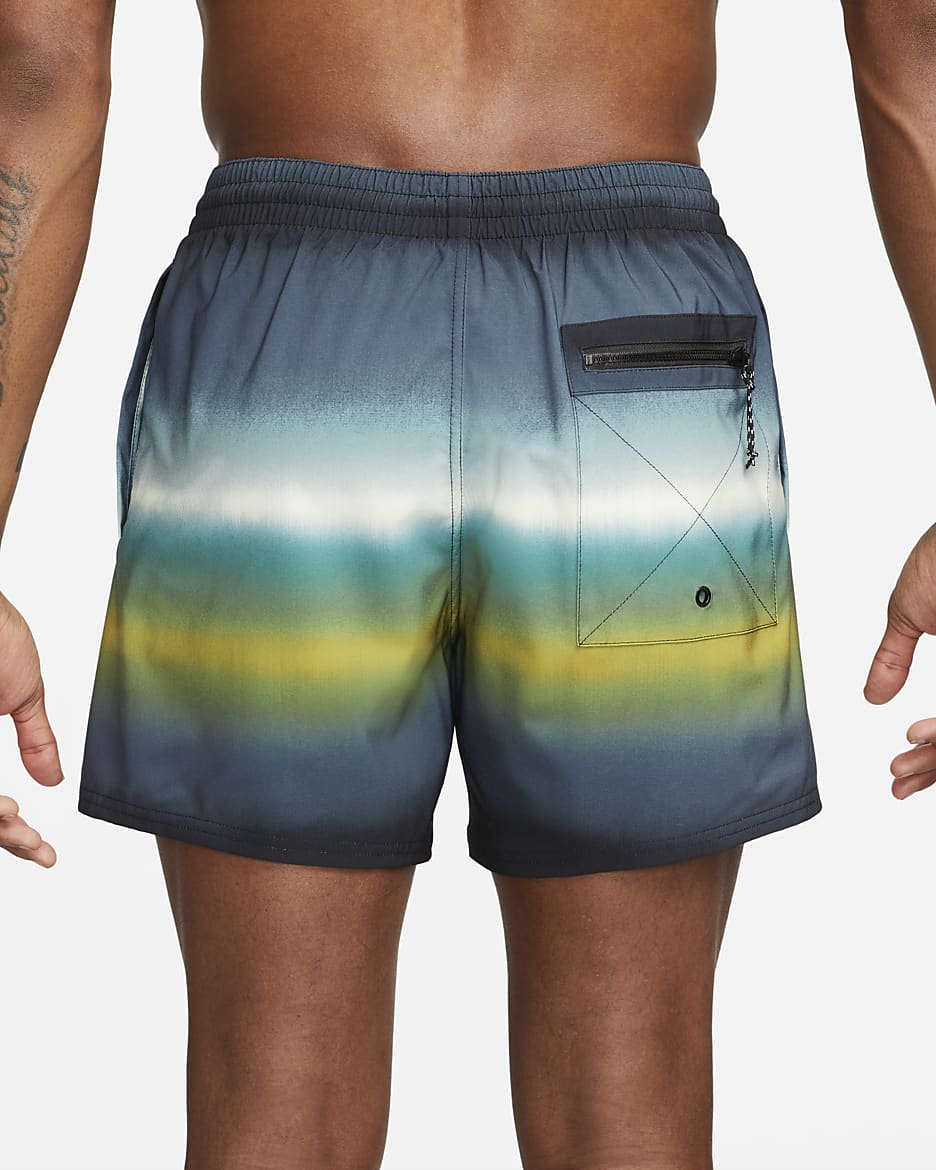 Traje de baño tipo short de voleibol de 13 cm para hombre Nike - Musgo