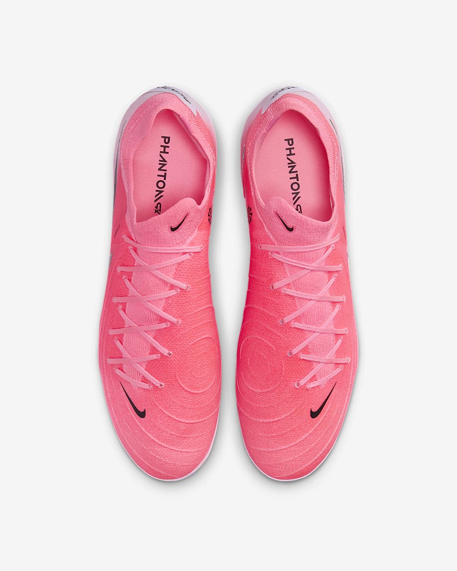 Chuteiras de futebol de cano baixo AG Nike Phantom GX 2 Pro - Sunset Pulse/Preto