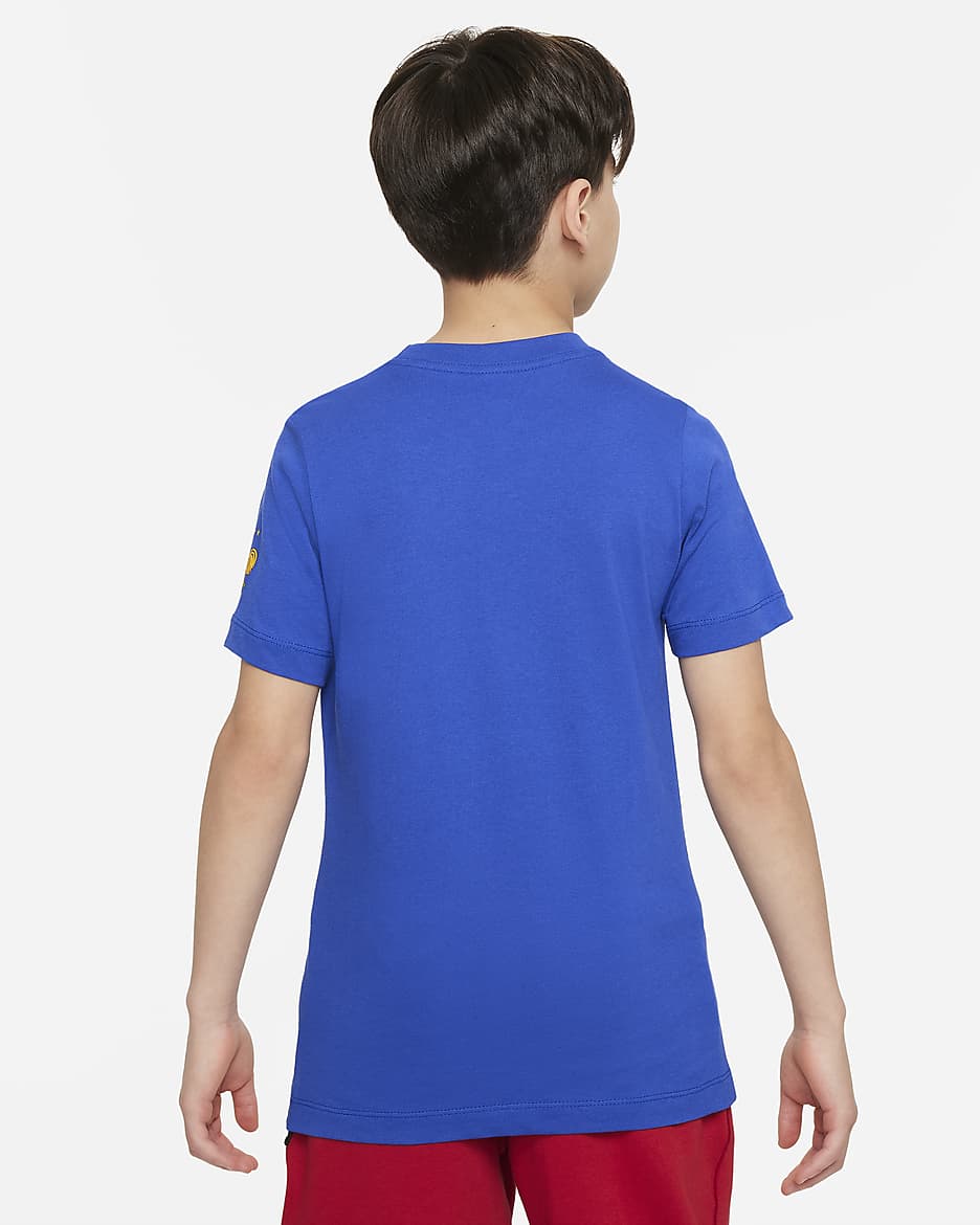 Ποδοσφαιρικό T-Shirt Nike Γαλλία για μεγάλα παιδιά - Bright Blue