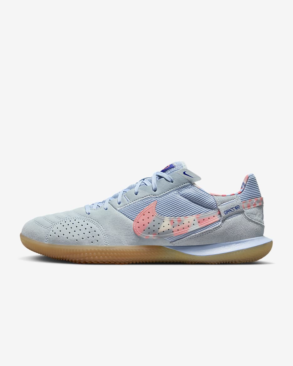 Nike Streetgato SE alacsony szárú futballcipő - Light Armory Blue/Magic Ember