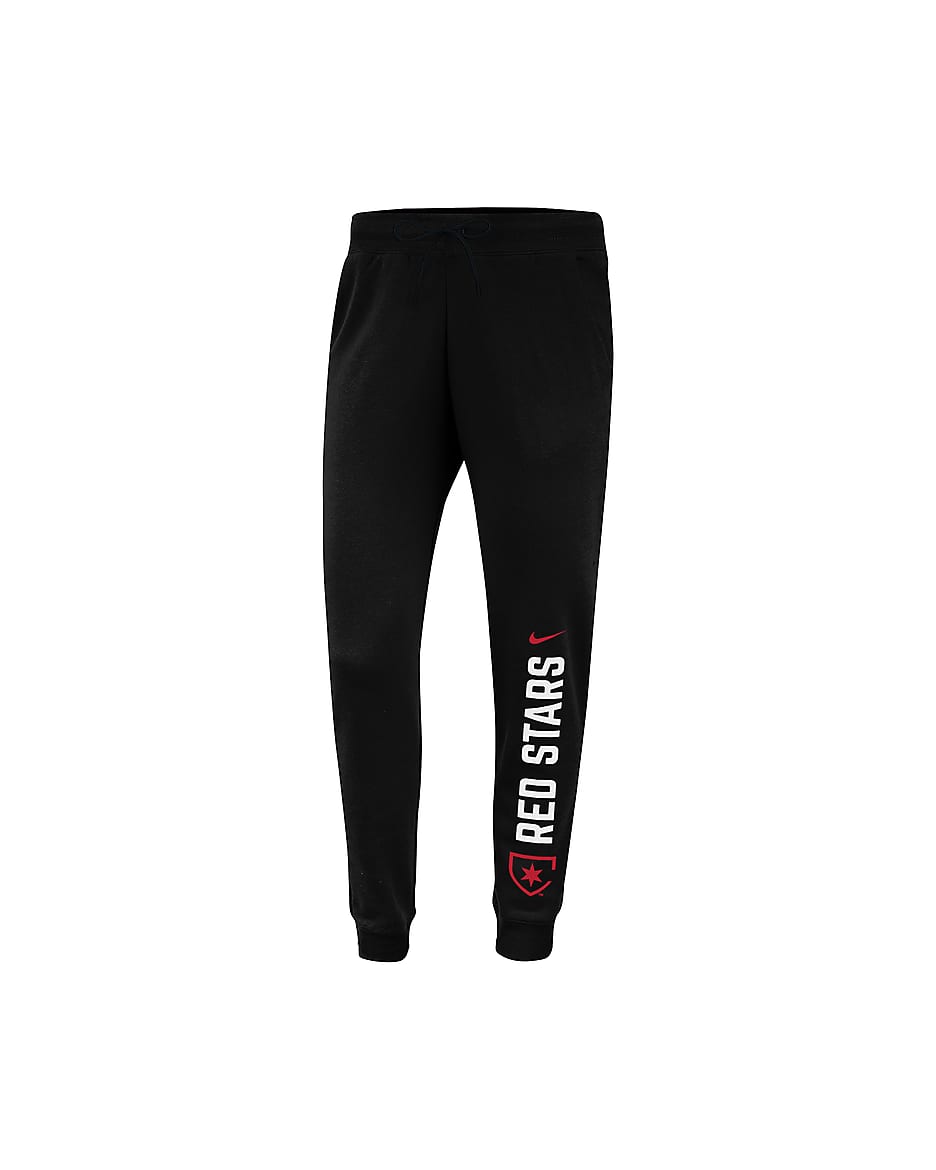 Chicago Red Stars Women's Nike Soccer Varsity Fleece Joggers - Black