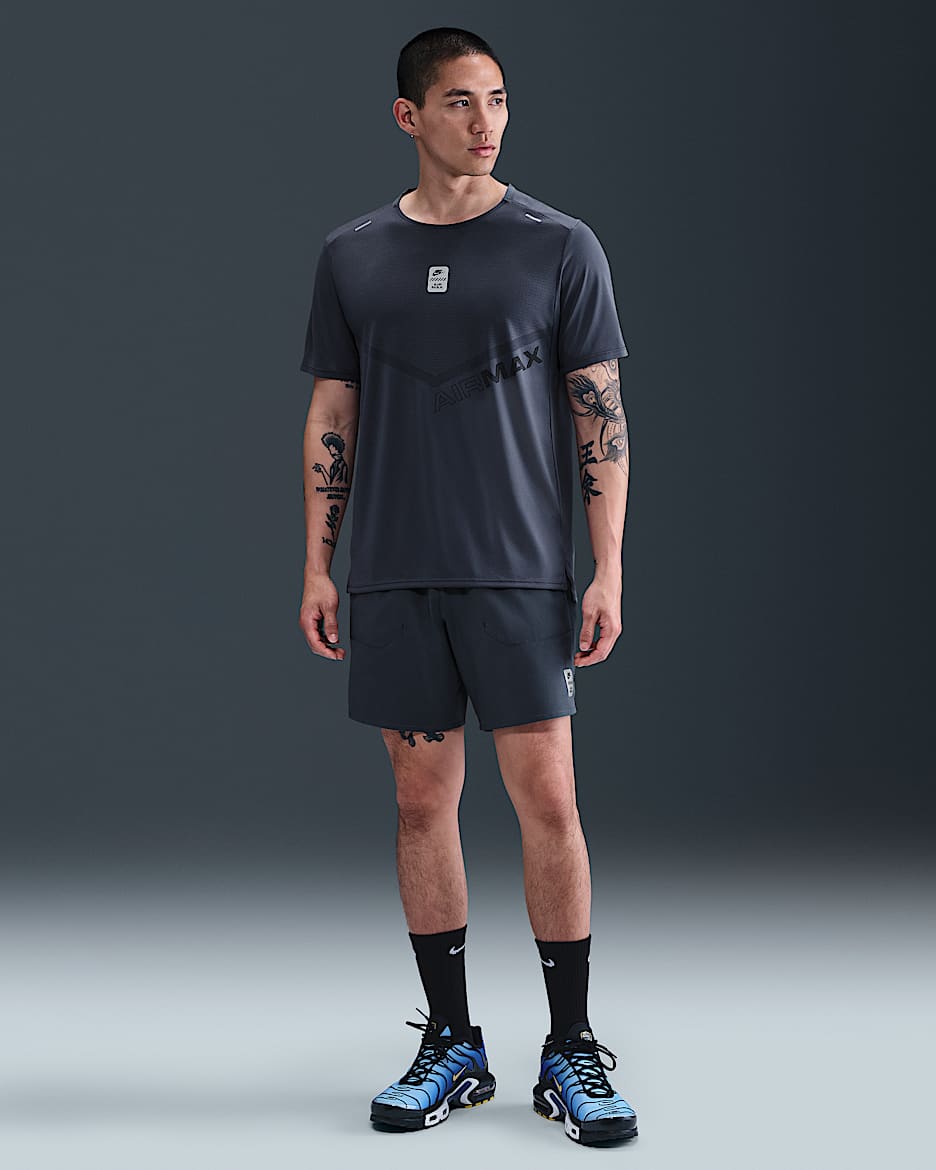 Nike Air Max Men's Woven Shorts - Thunder Blue/Black