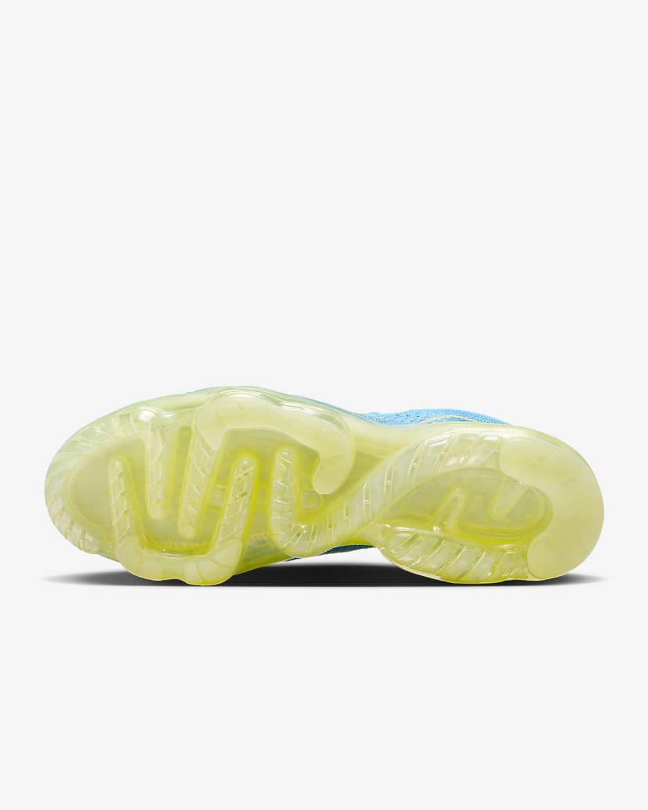 Nike Air VaporMax 2023 Flyknit Men's Shoes - Baltic Blue/Green Abyss/Hot Punch/Citron Tint