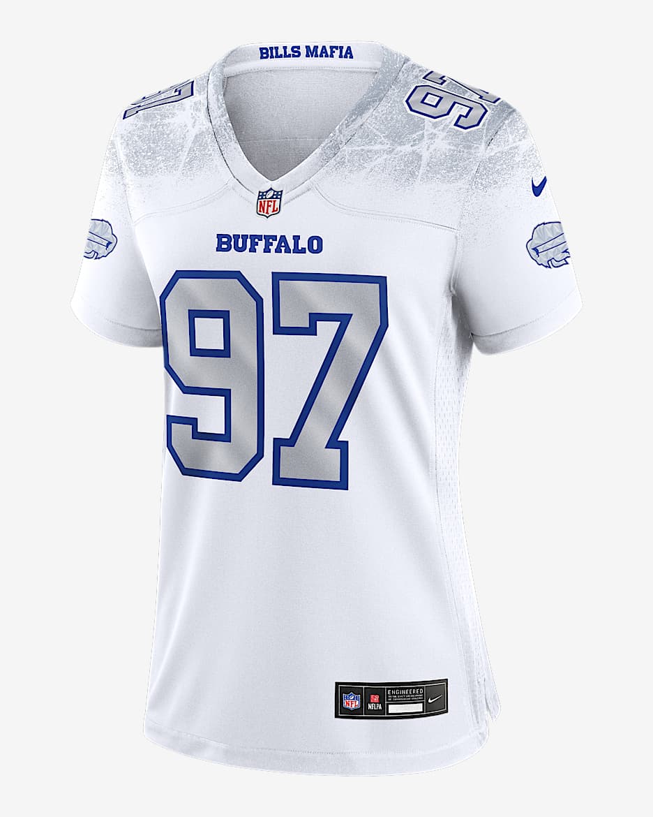 Joey Bosa Buffalo Bills Rivalries Collection Women’s Nike NFL Game Jersey - White